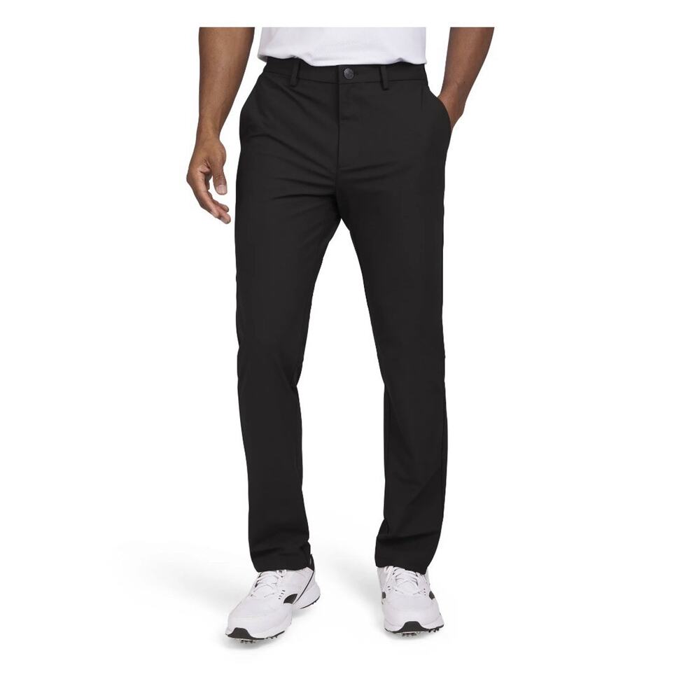 NEW Men's 30X32 Black Slim Fit Golf Pants Performance Chino Moisture Wicking NWT